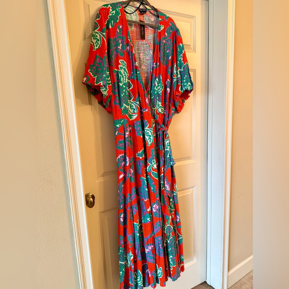 City Chic Floral Maxi Dress